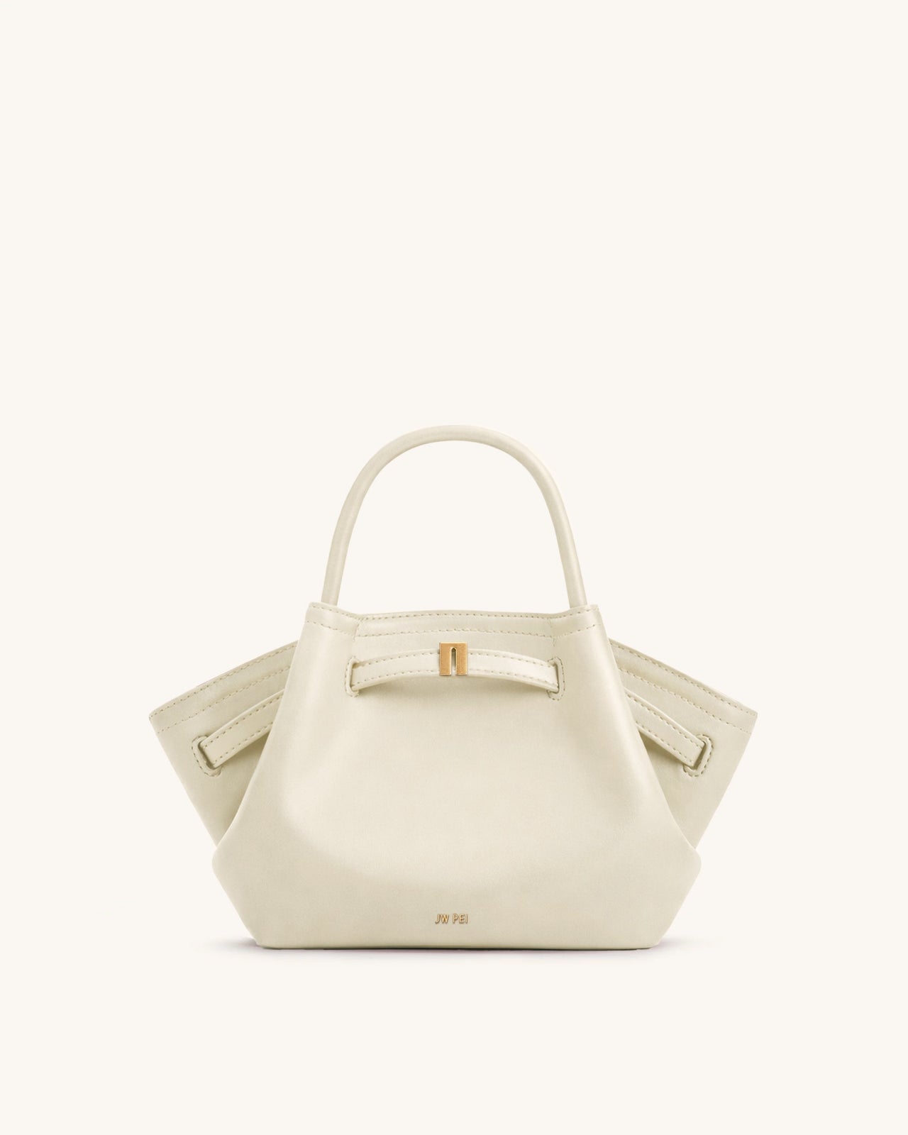 Hana 迷你托特包 - 米白色