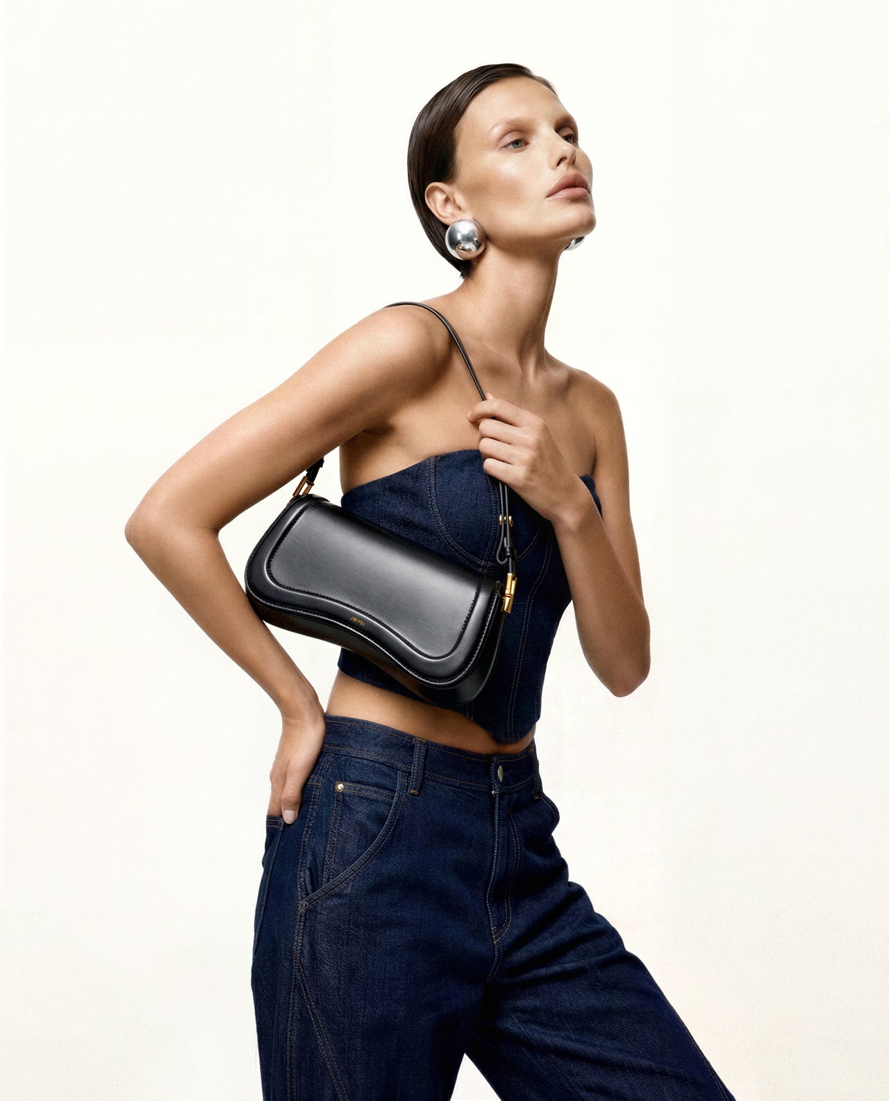 Joy 單肩包 - 黑色