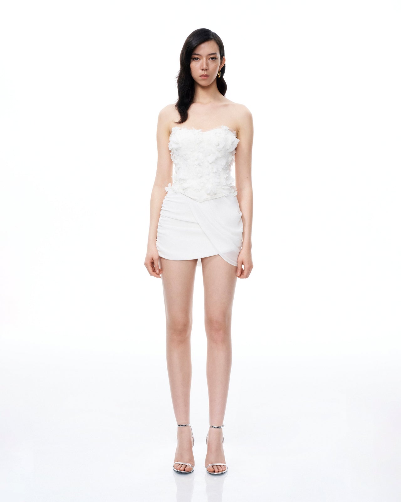 Juniper 3D 立體花卉迷你套裝-白色