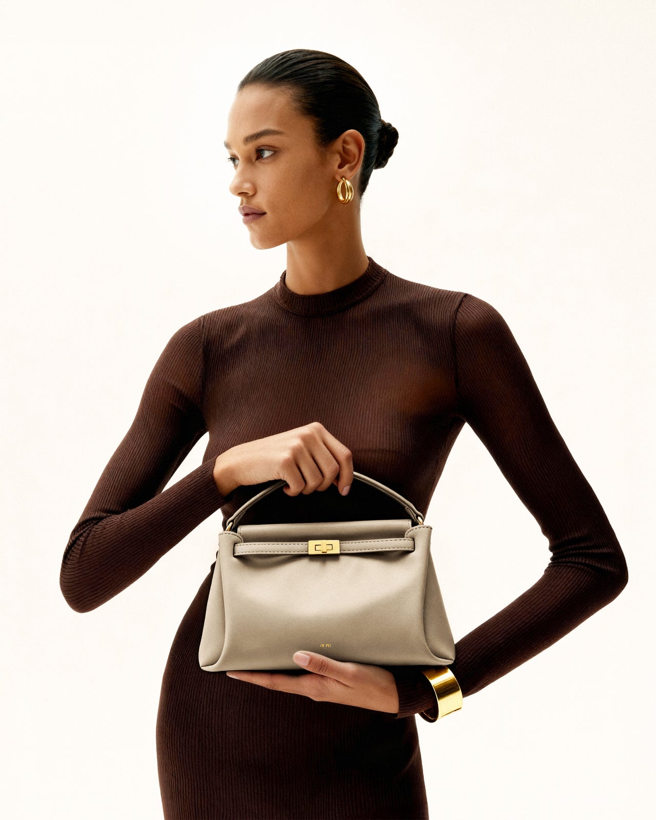 Carmen 上提把包-杏色