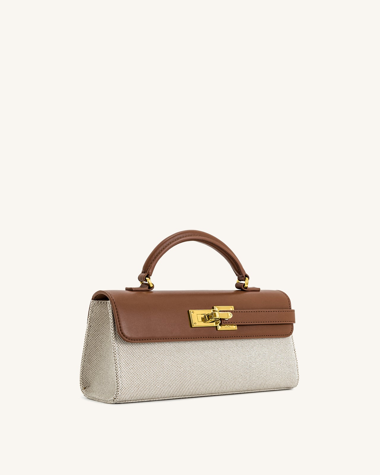 Keyla 手提包-棕色帆布