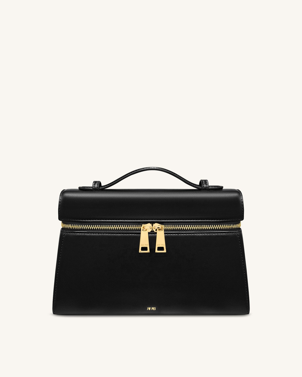 Thea 大型提把包 - 黑色