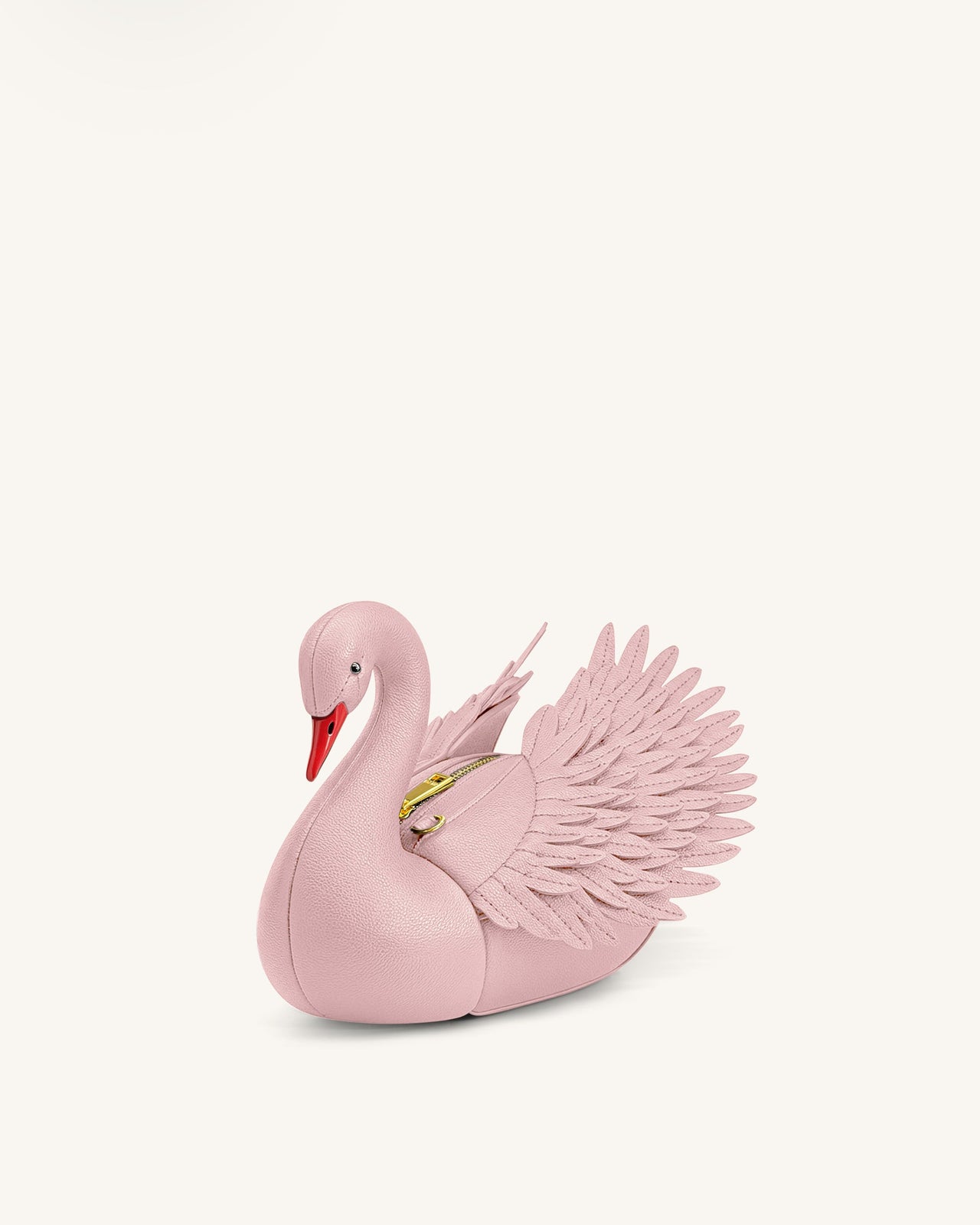 Alani 天鵝造型斜挎包 - 淺粉色