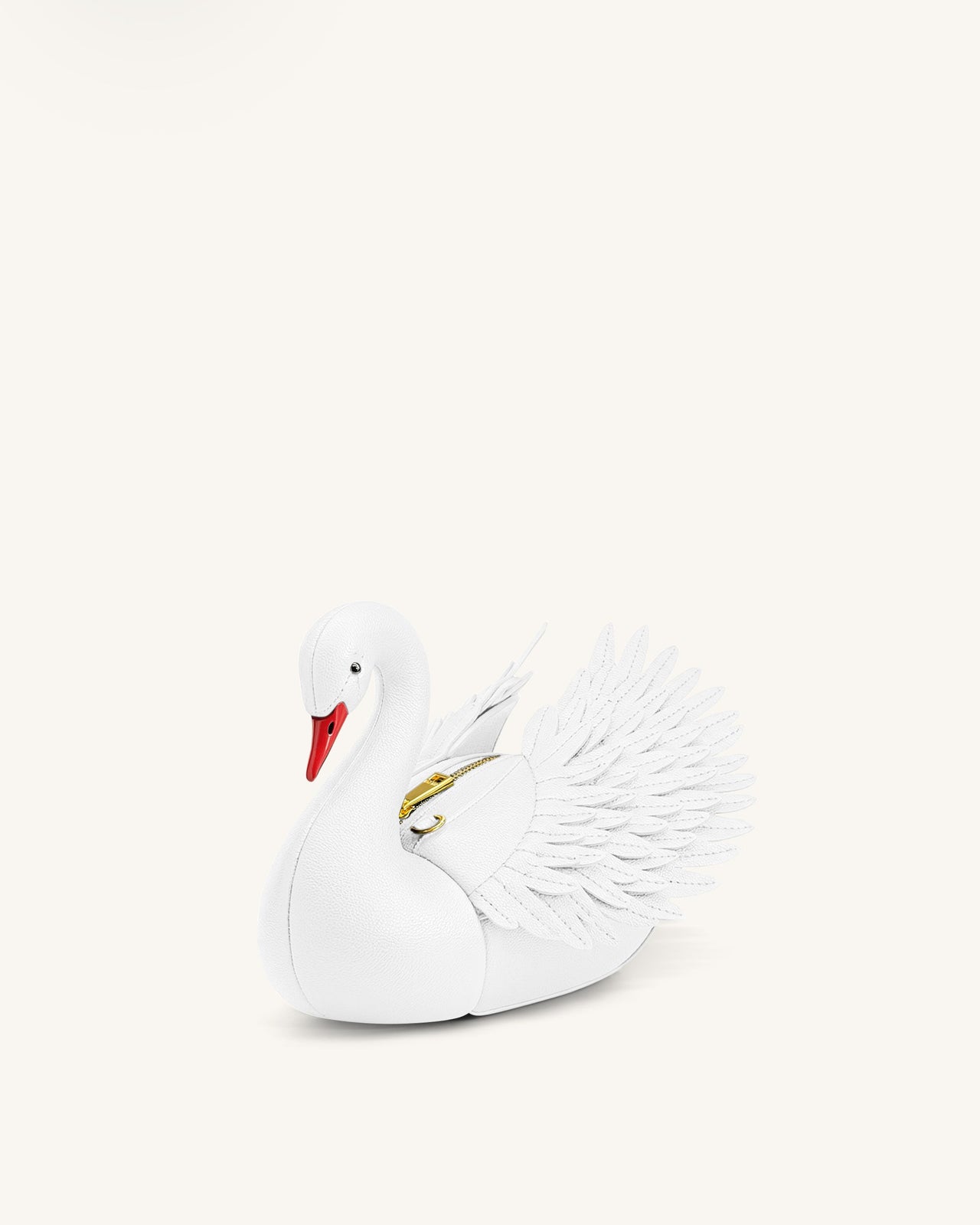 Alani 天鵝造型斜挎包 - 白色