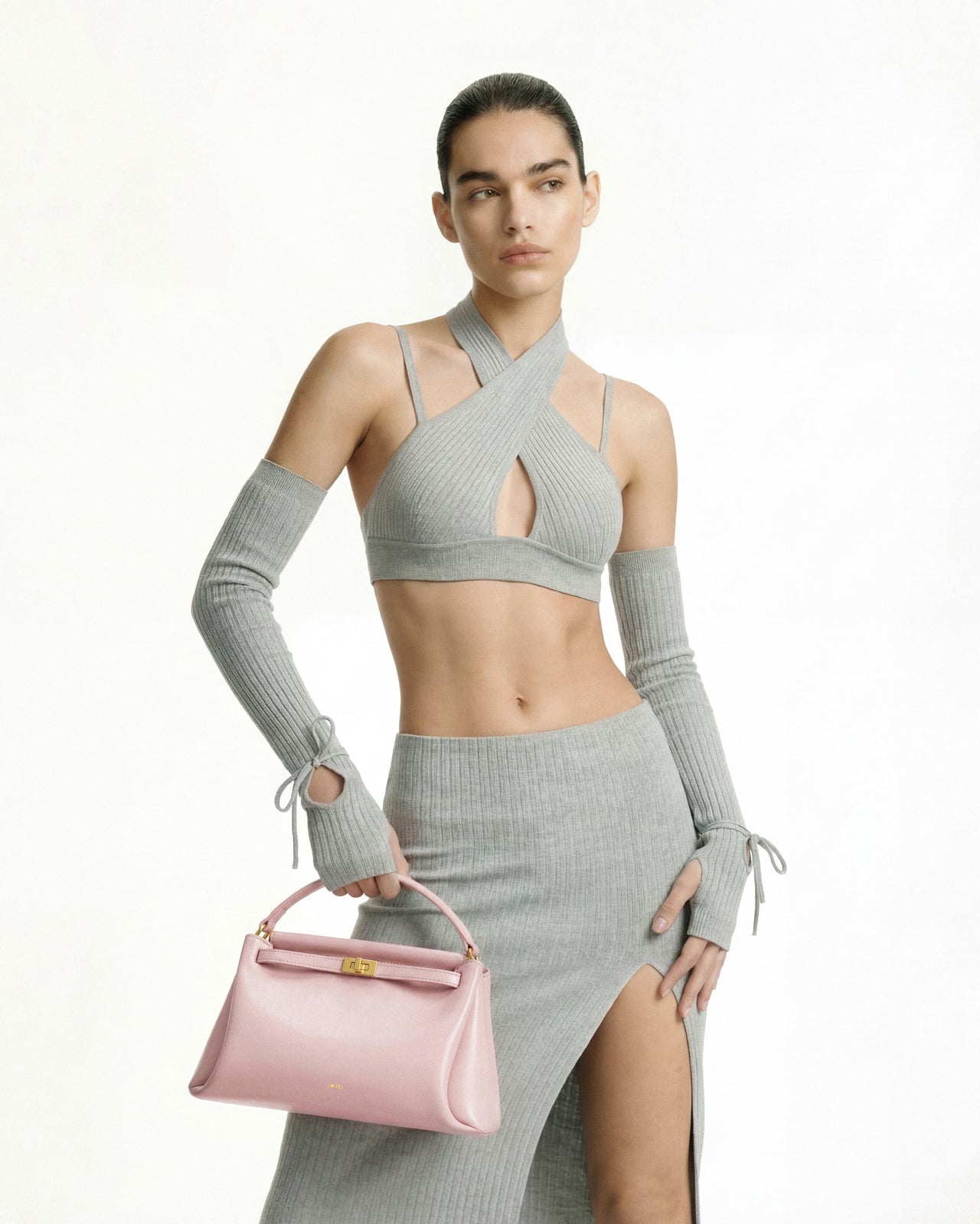 Carmen 提把包 - 粉紅色