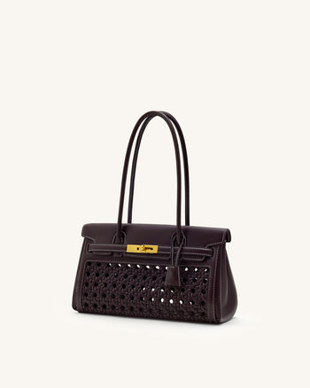 Yara 肩背包－深紅色