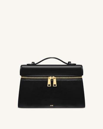 Thea 大型提把包 - 黑色