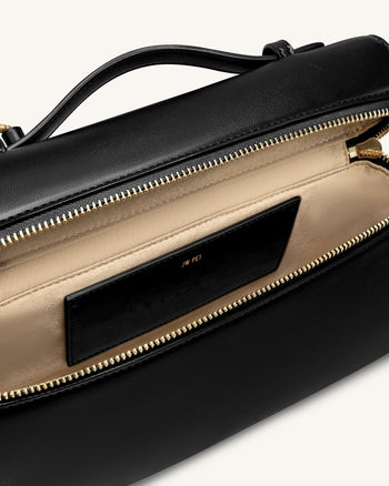 Thea 大型提把包 - 黑色