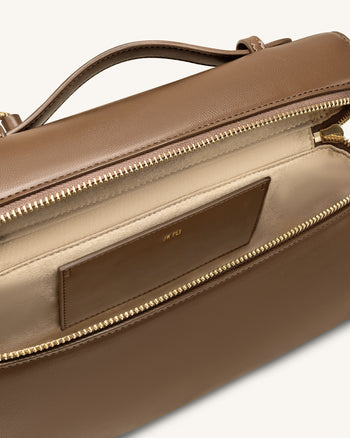 Thea 大型提把包 - 摩卡棕