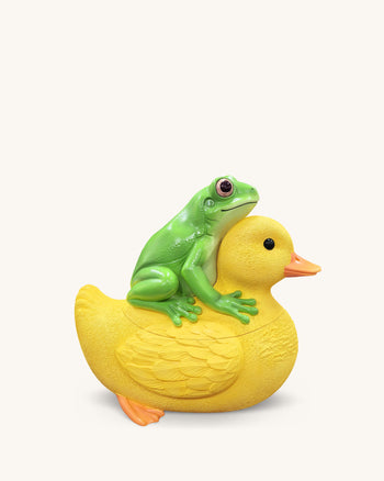 青蛙與鴨子包 - 綠色/黃色