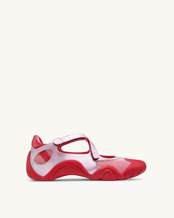 Caitlin 網布鏤空運動鞋 - 粉色