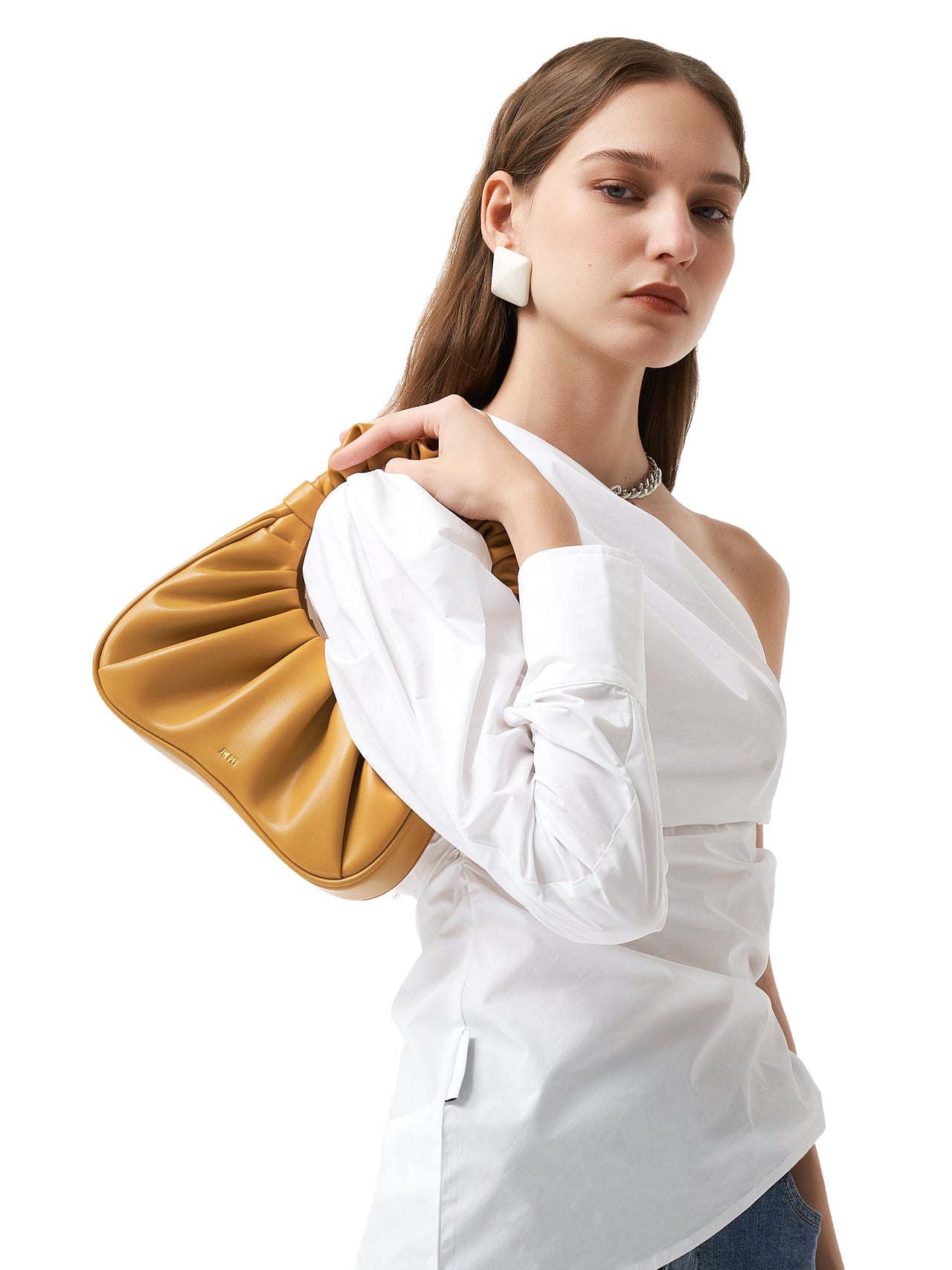 Gabbi 手提包 - 黃棕色