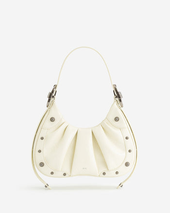 Gabbi 鉚釘手提包 - 白色