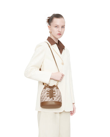 FEI 水桶包 - 棕色